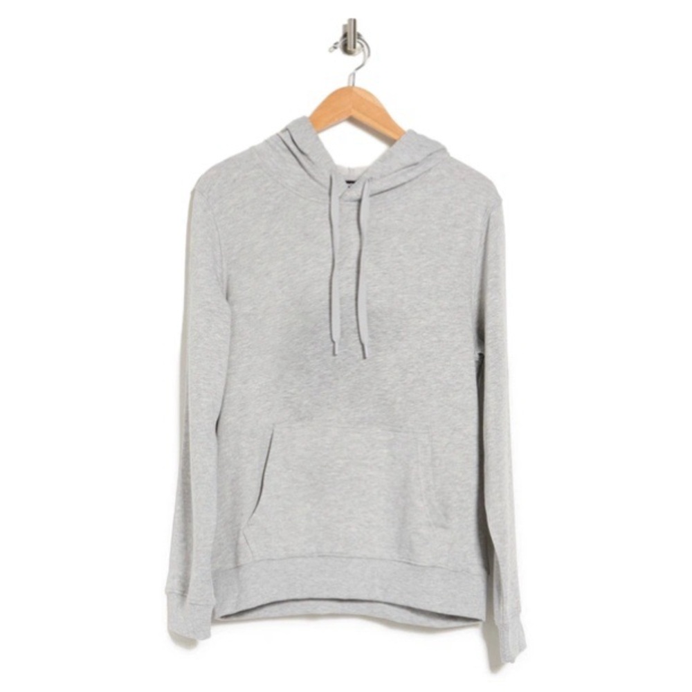 90 Degree by Reflex Gray Hooded Pullover Sweatshirt Womens Size S